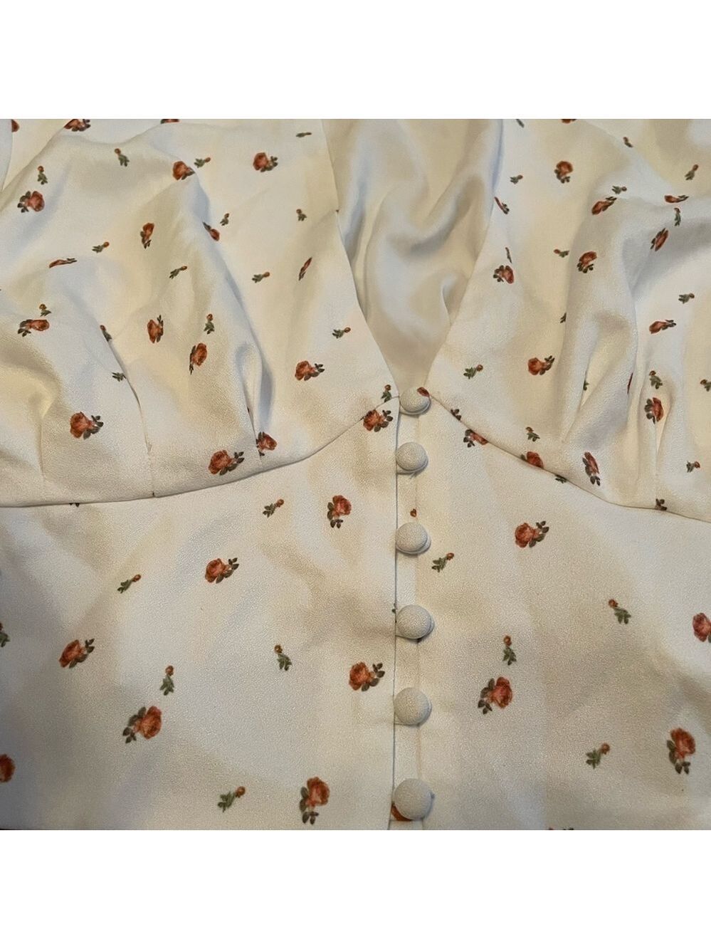 Backyard Rose ALEX BUTTON FRONT ROSE TOP - Picture 12 of 13